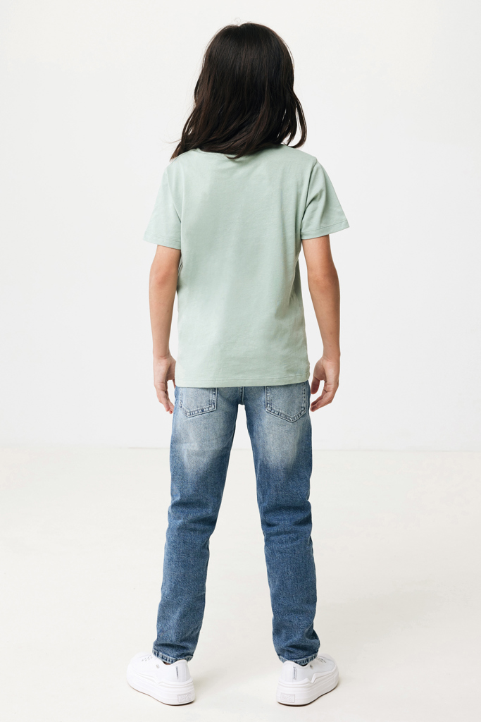 Koli kids lightweight recycled cotton t-shirt, iceberg green