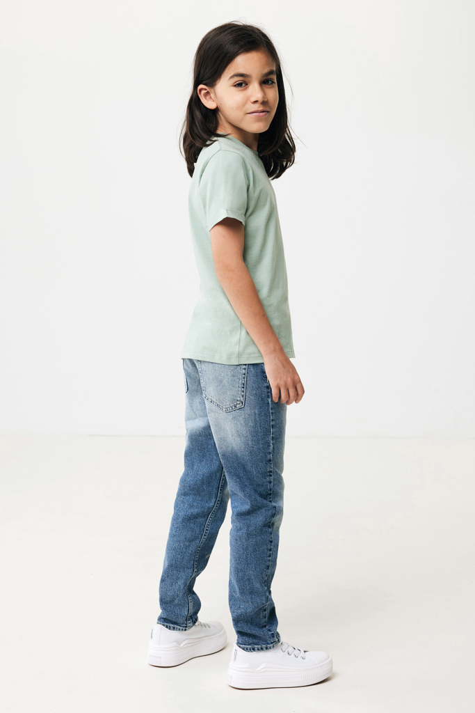 Koli kids lightweight recycled cotton t-shirt, iceberg green