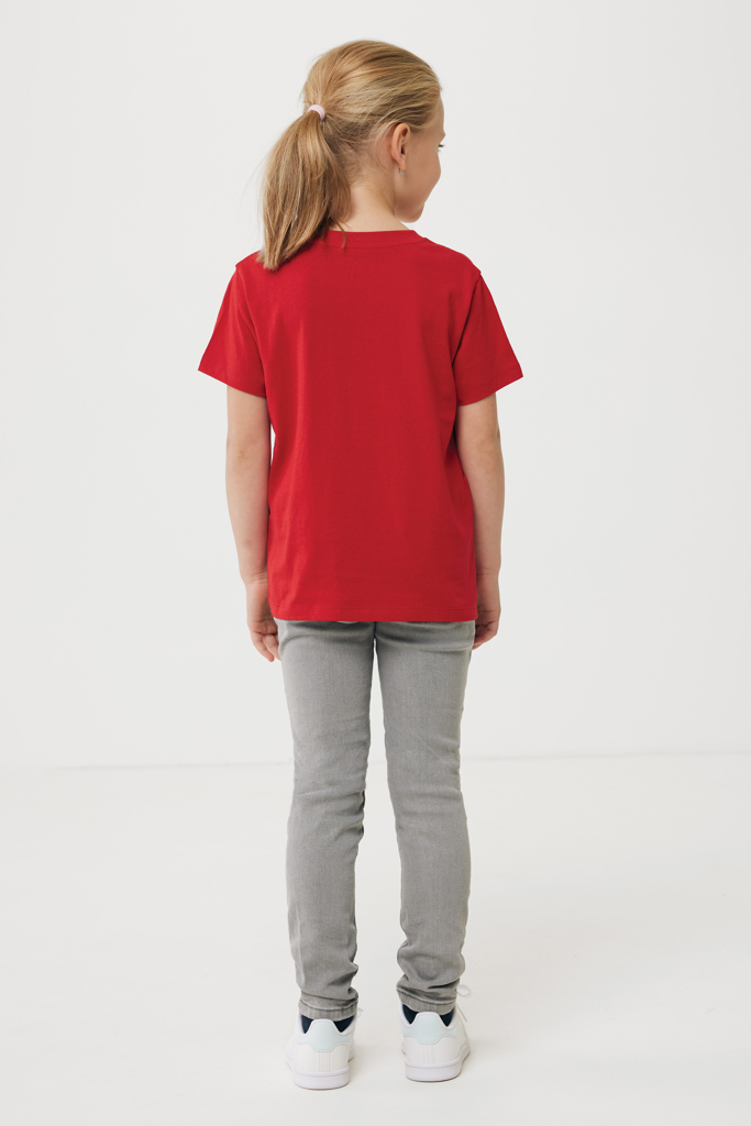 Koli kids lightweight recycled cotton t-shirt, red