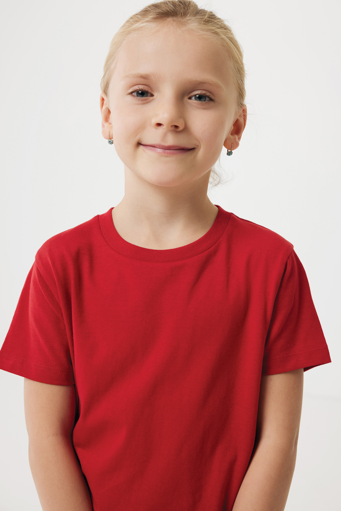 Koli kids lightweight recycled cotton t-shirt, red