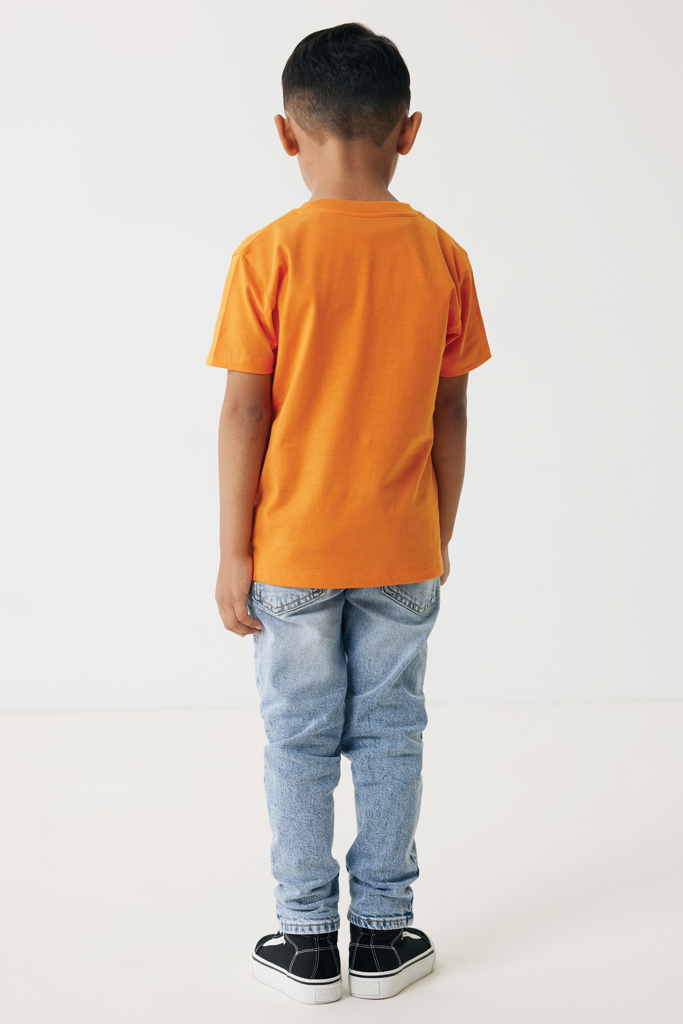 T-shirt pour enfants en coton recyclé Koli, orange