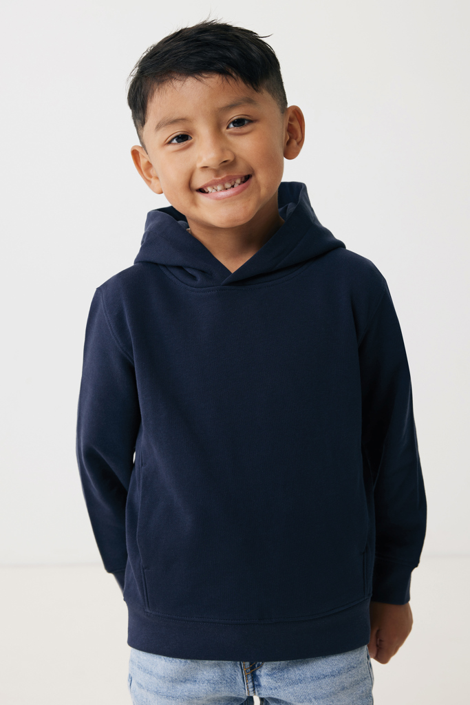 Yengo Sudadera Capucha Infantil Algodón Reciclado, azul mari
