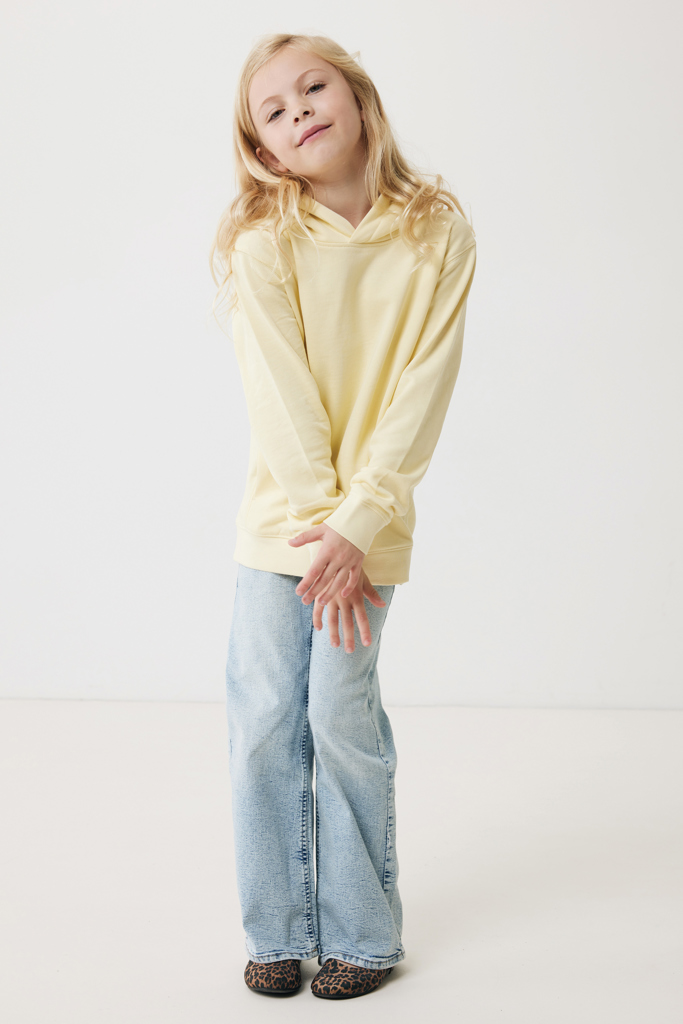Yengo KidsHoodie mit Seitentaschen aus rec. Baumwolle, cream