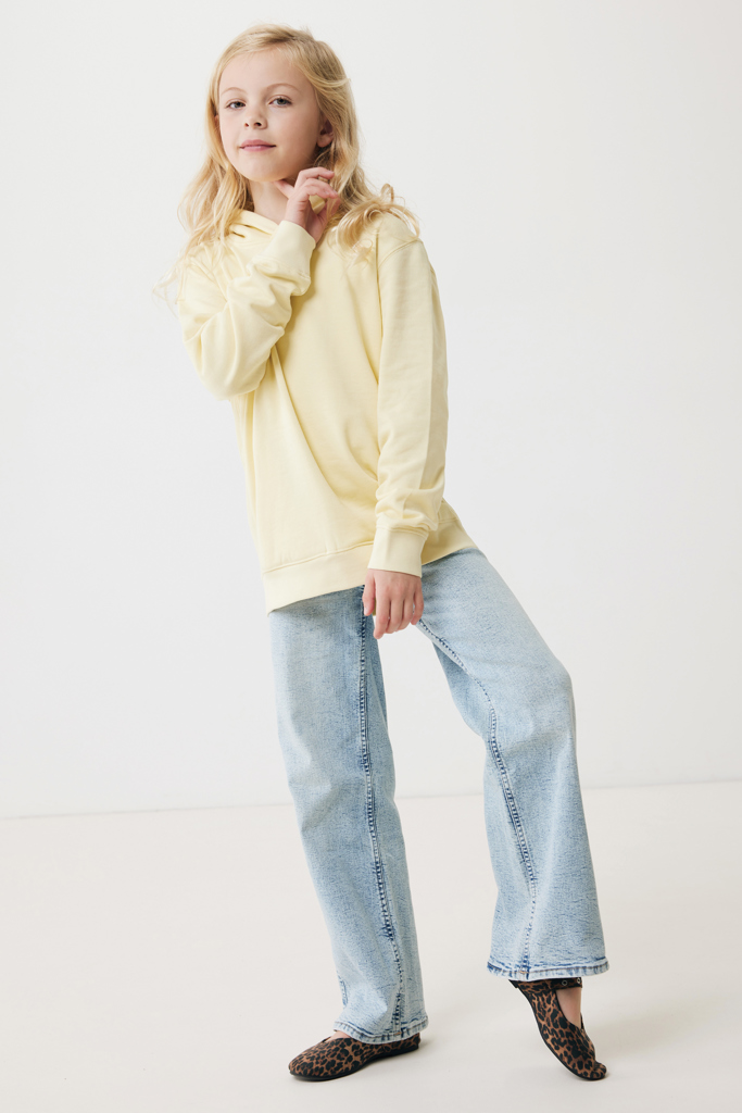 Yengo KidsHoodie mit Seitentaschen aus rec. Baumwolle, cream