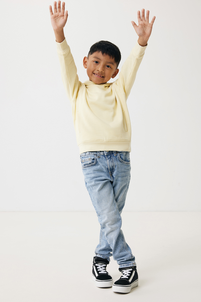 Yengo KidsHoodie mit Seitentaschen aus rec. Baumwolle, cream