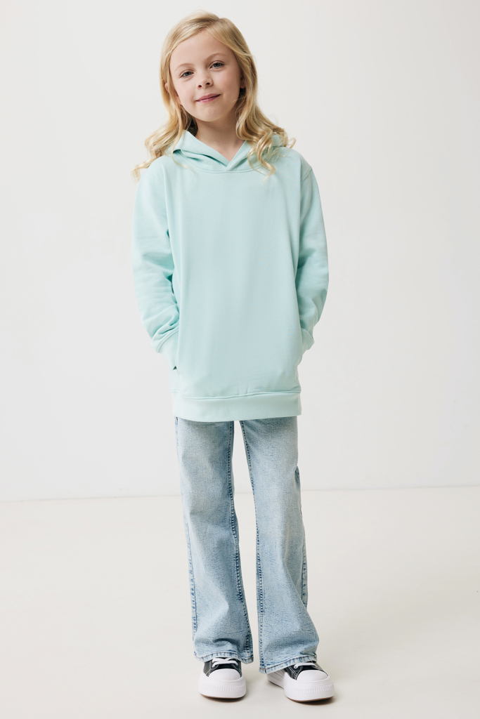 Yengo kids recycled cotton hoodie with sidepockets, crushed