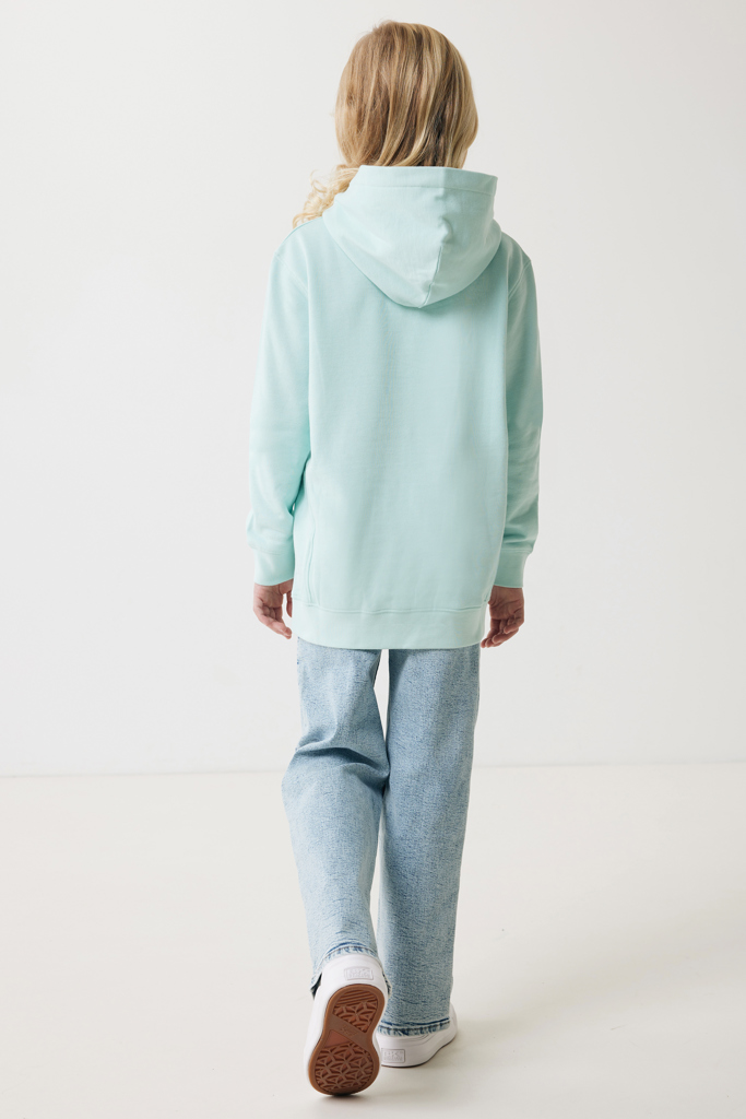 Yengo kids recycled cotton hoodie with sidepockets, crushed