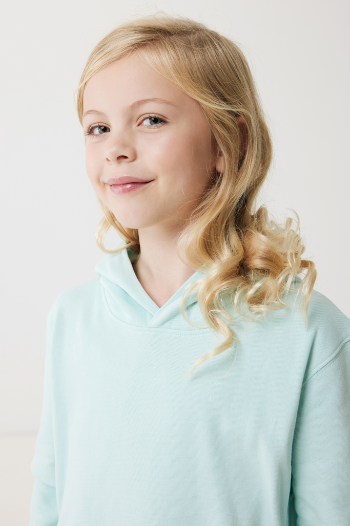 Yengo kids recycled cotton hoodie with sidepockets, crushed