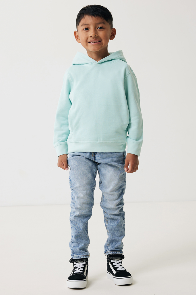 Yengo kids recycled cotton hoodie with sidepockets, crushed