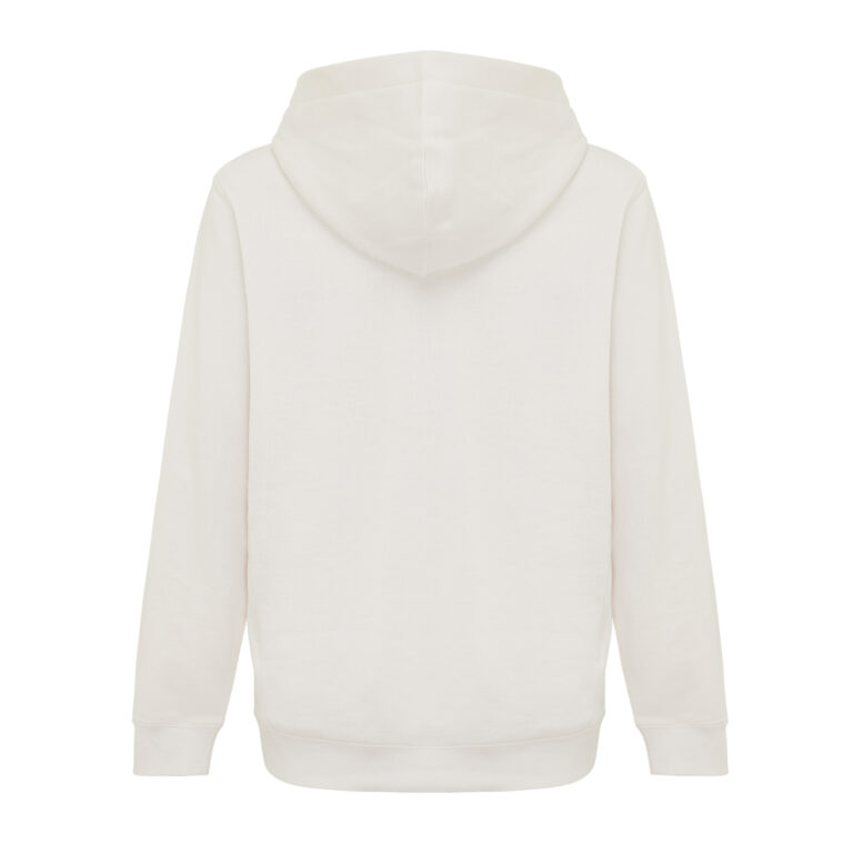 Yengo kids recycled cotton hoodie with sidepockets, ivory wh