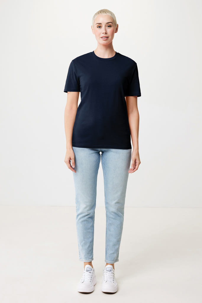 T-shirt en coton recyclé Bryce, bleu marine