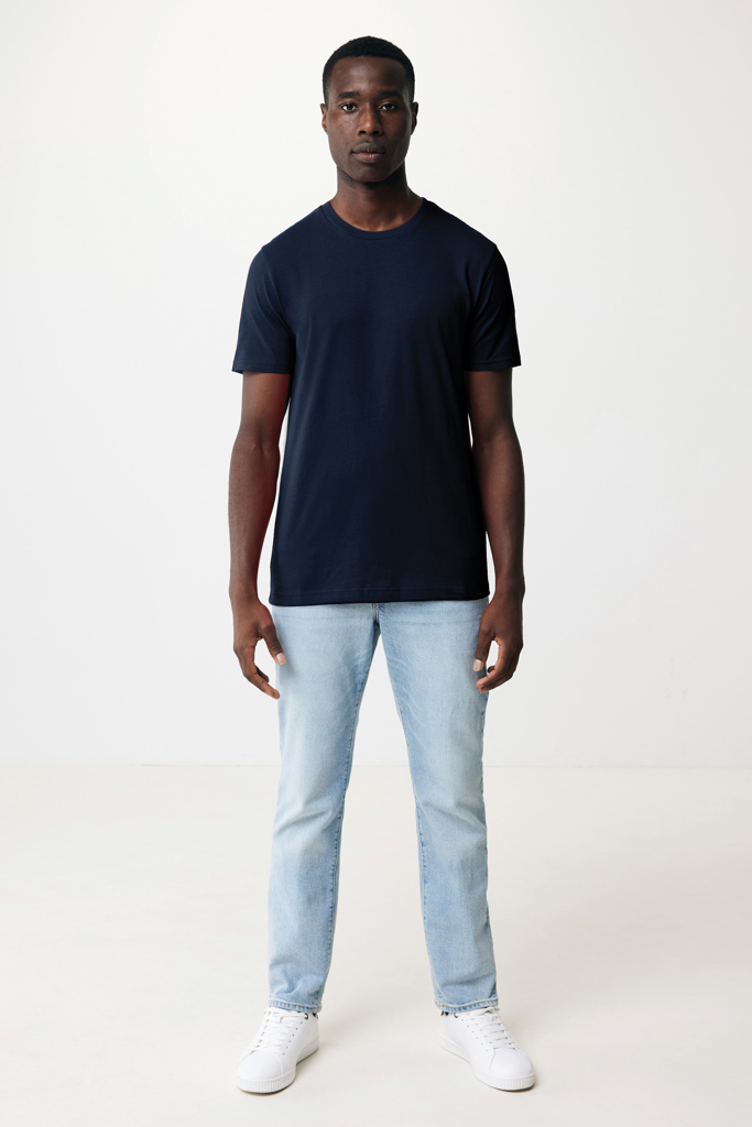 T-shirt en coton recyclé Bryce, bleu marine