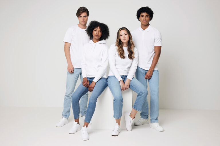 Bryce recycled cotton t-shirt, recycled white