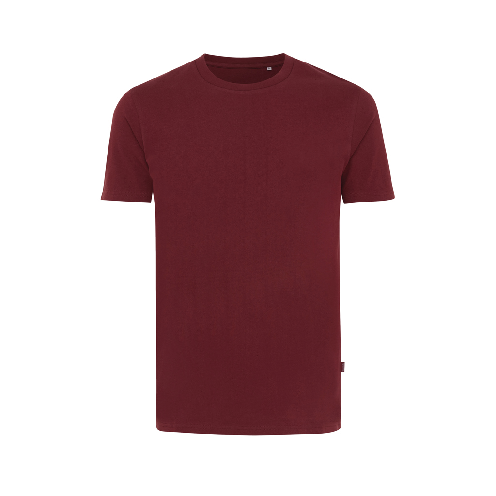 Bryce recycled cotton t-shirt, burgundy