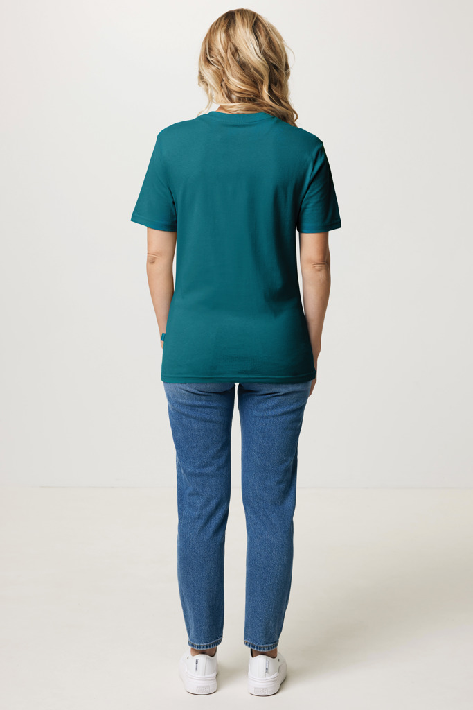 Camiseta Bryce de algodón reciclado, verdigris