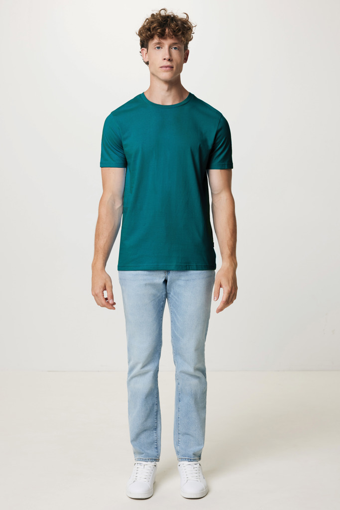 Camiseta Bryce de algodón reciclado, verdigris