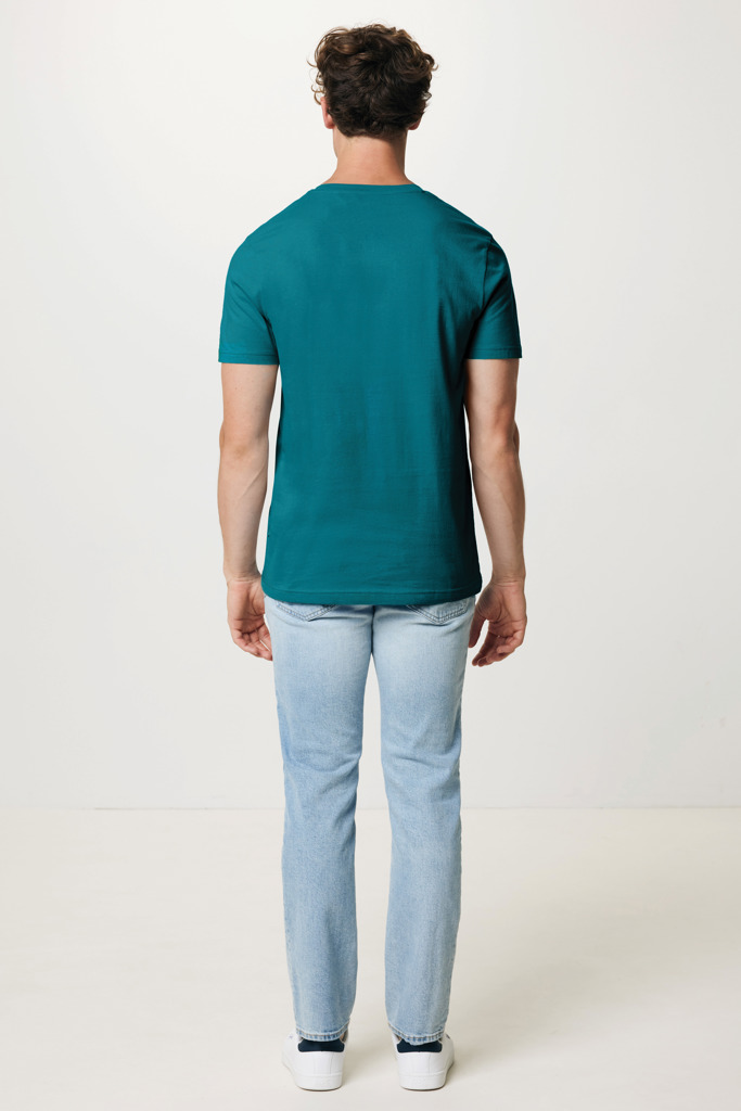 Camiseta Bryce de algodón reciclado, verdigris