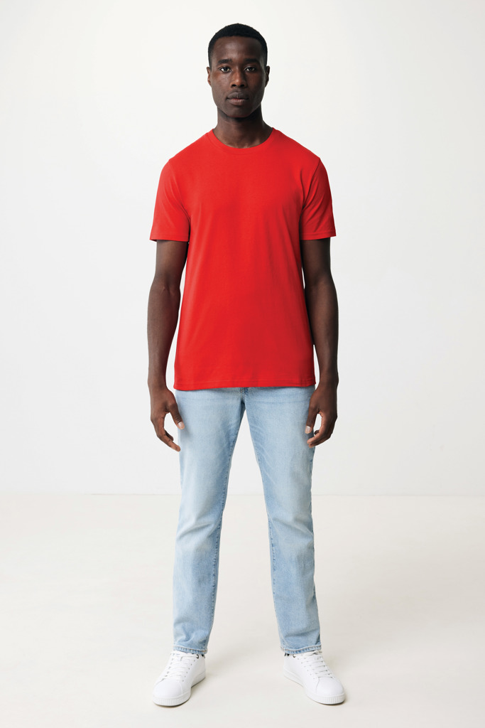 T-shirt en coton recyclé Bryce, rouge