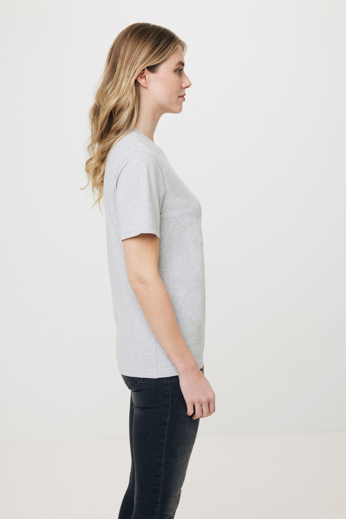 T-shirt en coton recyclé non teinté Manuel, heather grey