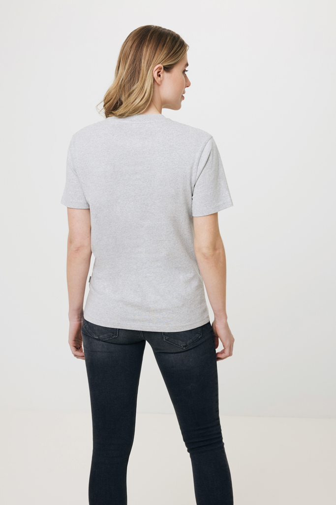 T-shirt en coton recyclé non teinté Manuel, heather grey