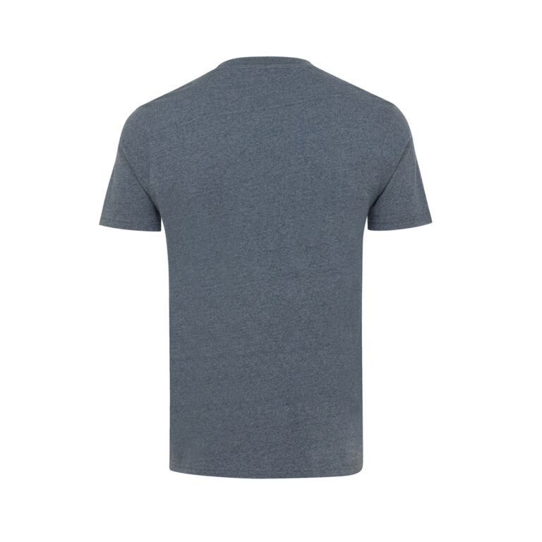 T-shirt Manuel in cotone riciclato non tinto, heather navy