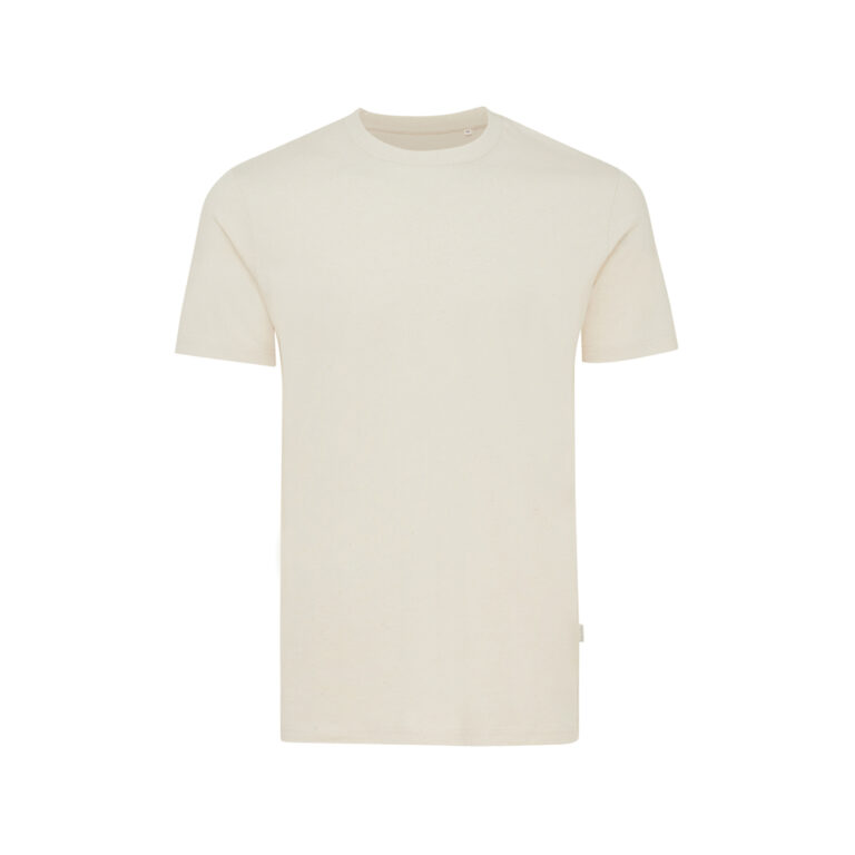 Manuel gerecycled katoen t-shirt ongeverfd, natural raw