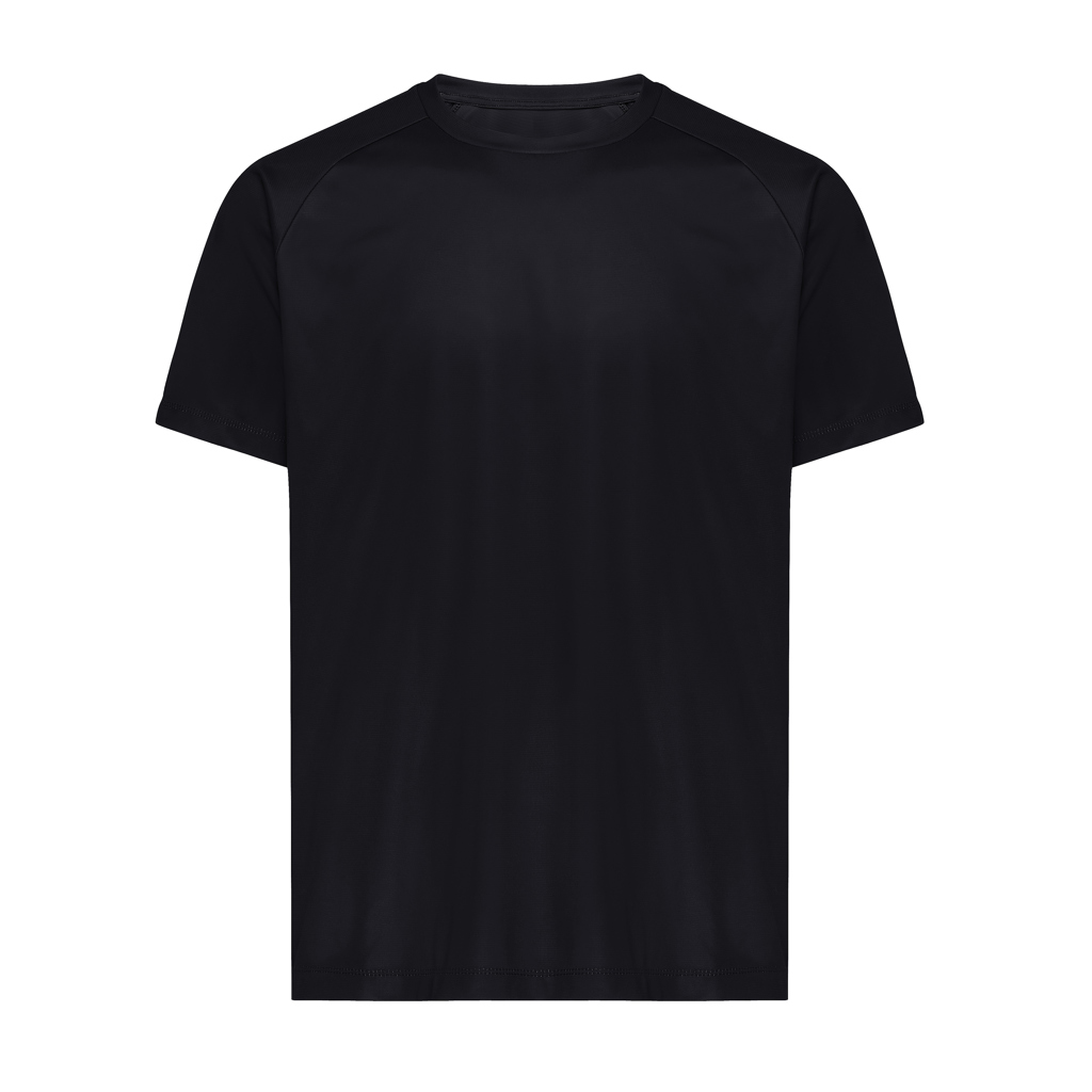 Tikal quick-dry sport t-shirt i återvunnen polyester, svart