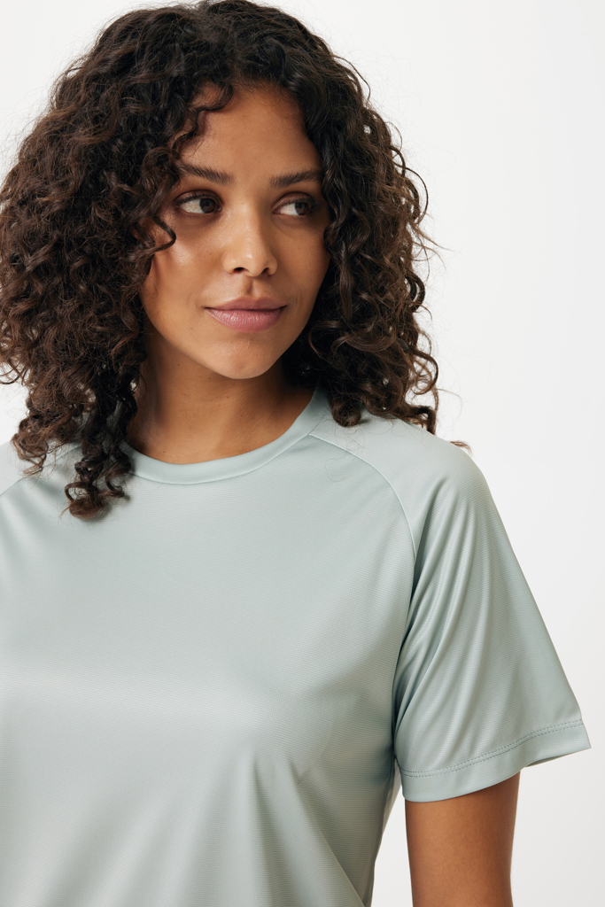 T-shirt sportiva Tikal  quick dry in rPET, Iceberg green