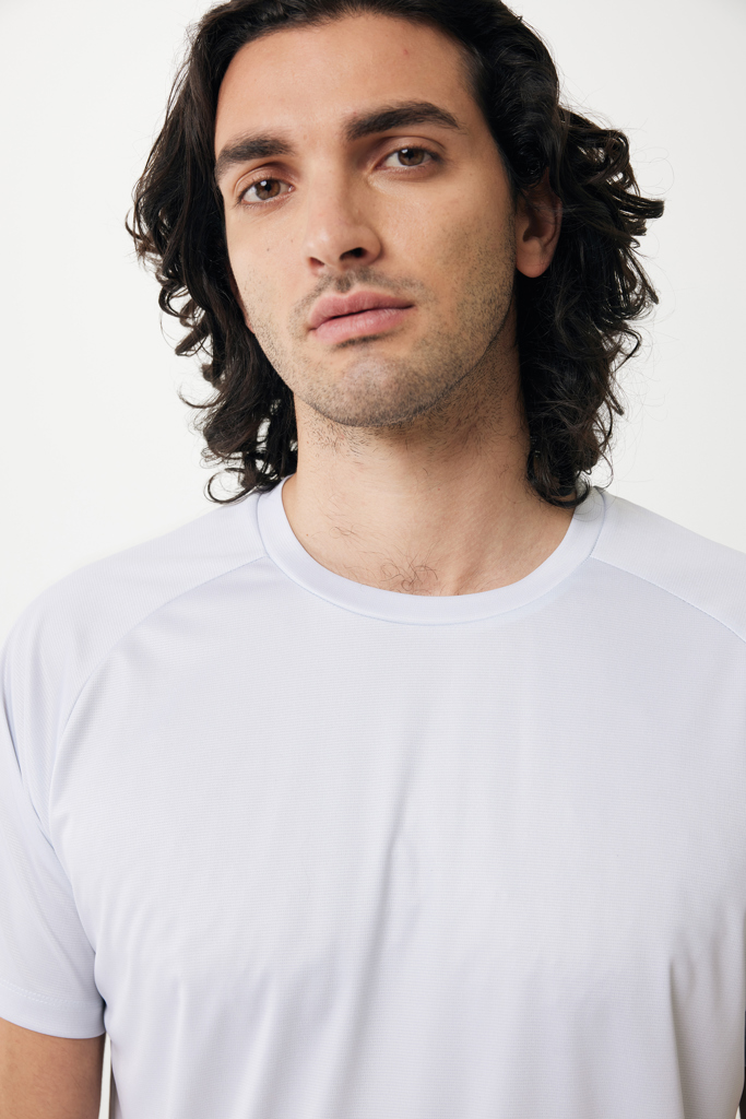 Tikal gerecycled polyester sneldrogend sport t-shirt, lichtg