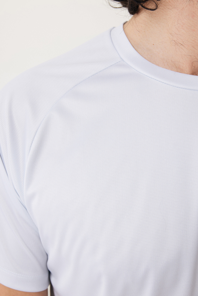 Tikal gerecycled polyester sneldrogend sport t-shirt, lichtg