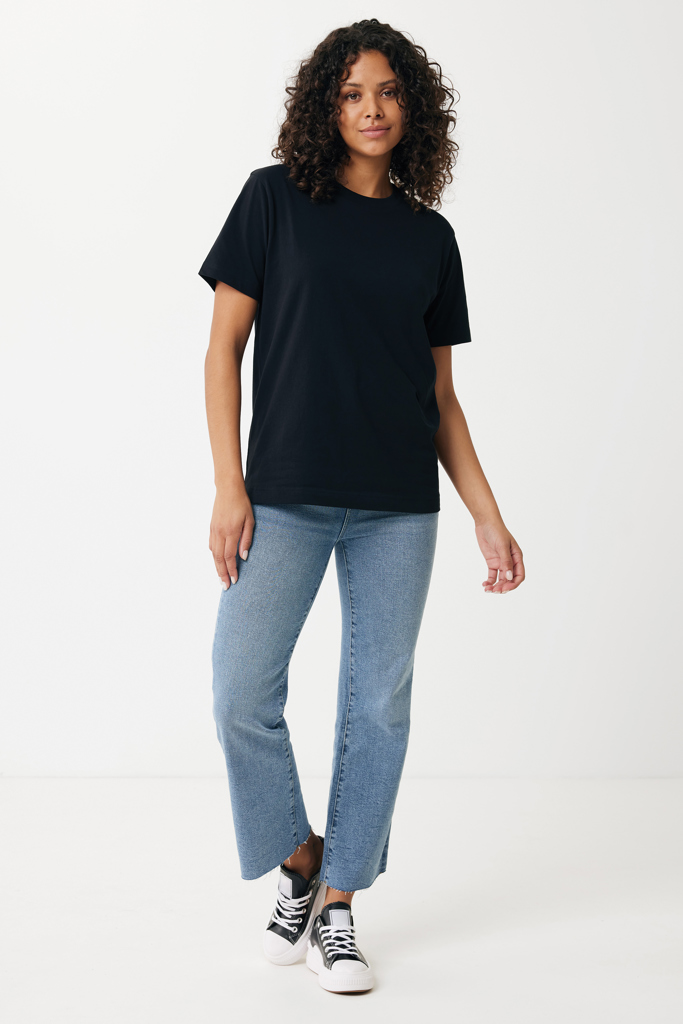T-shirt Kakadu relaxed fit in cotone riciclato, nero