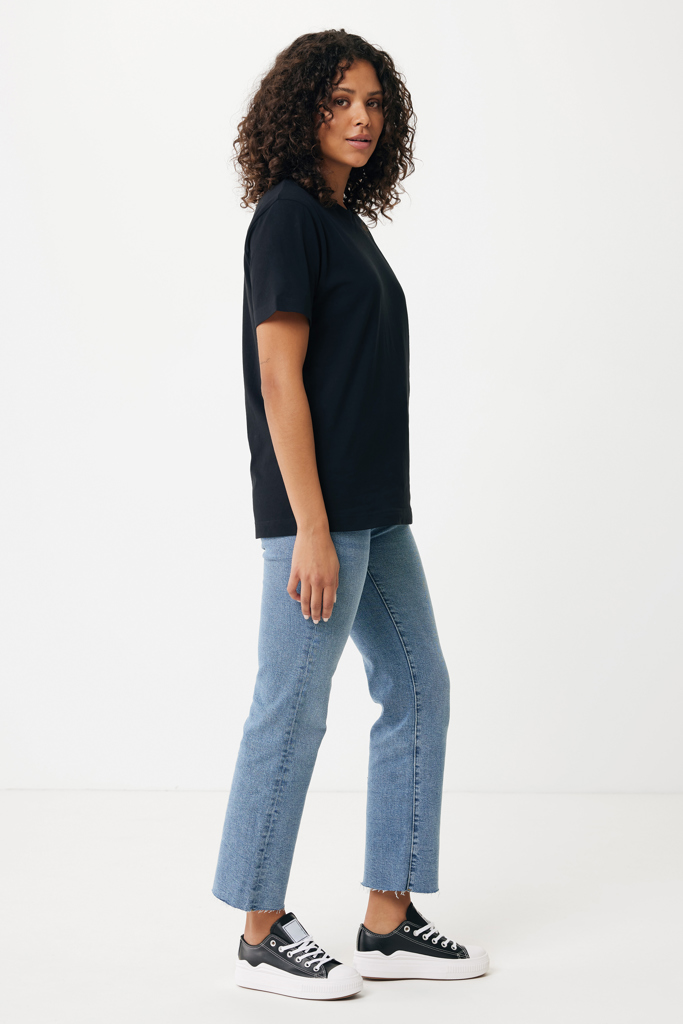 T-shirt Kakadu relaxed fit in cotone riciclato, nero