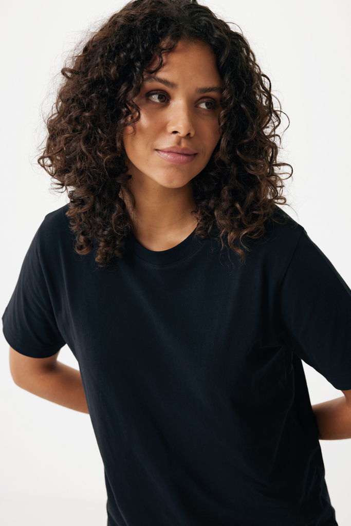 T-shirt Kakadu relaxed fit in cotone riciclato, nero