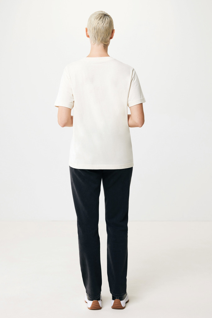 T-shirt Kakadu relaxed fit in cotone riciclato, natural raw