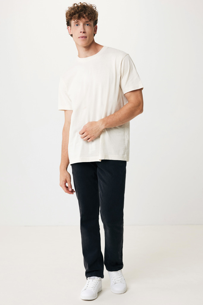 T-shirt Kakadu relaxed fit in cotone riciclato, natural raw