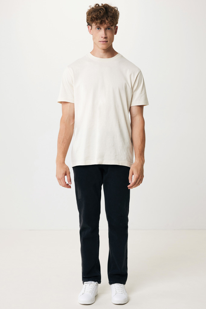 T-shirt Kakadu relaxed fit in cotone riciclato, natural raw