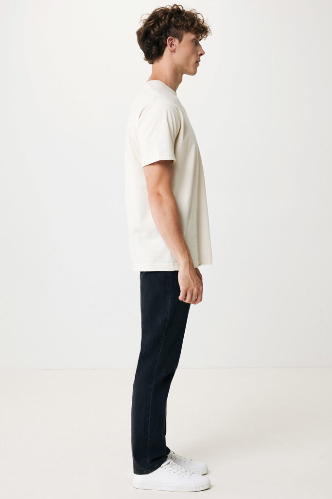 T-shirt Kakadu relaxed fit in cotone riciclato, natural raw