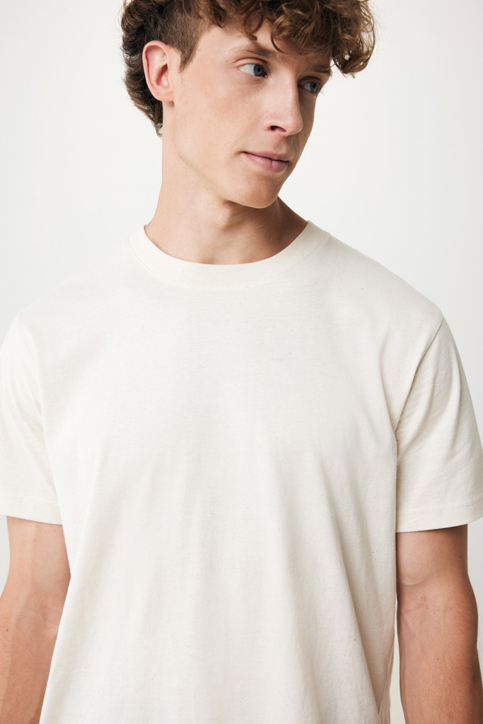 T-shirt Kakadu relaxed fit in cotone riciclato, natural raw
