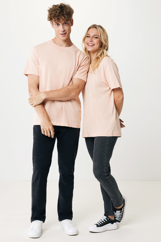 T-shirt Kakadu relaxed fit in cotone riciclato, peach nectar