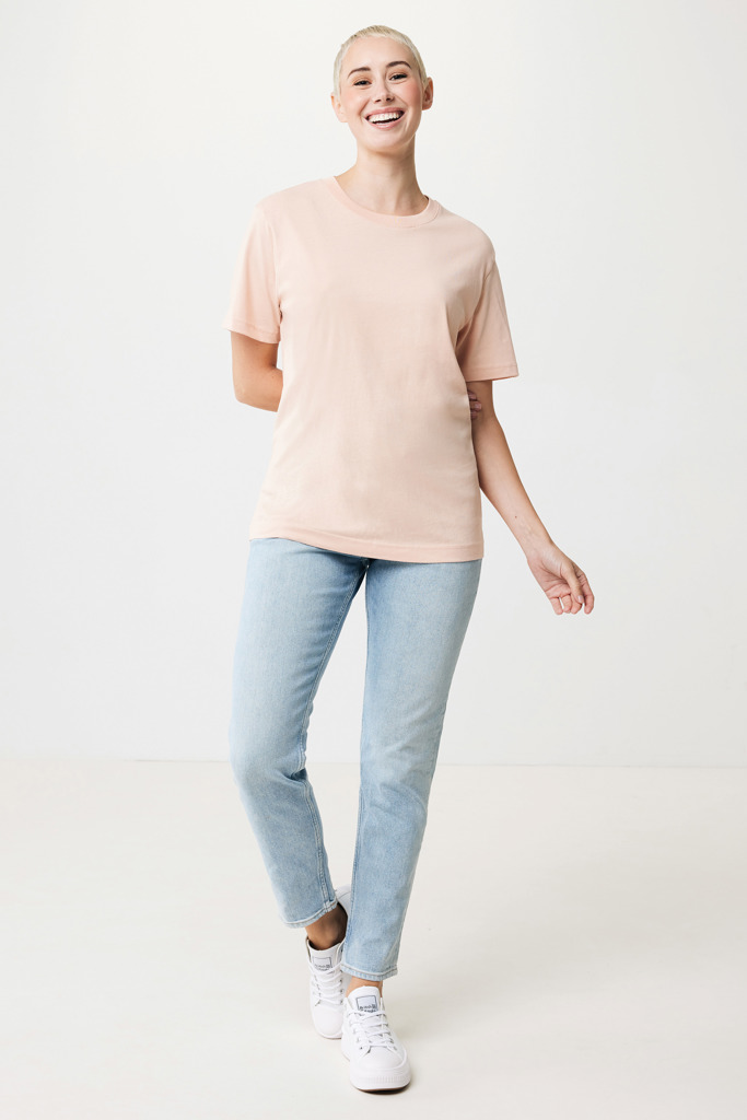 T-shirt Kakadu relaxed fit in cotone riciclato, peach nectar
