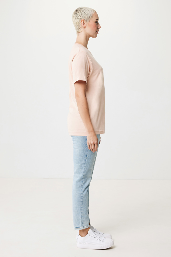 T-shirt Kakadu relaxed fit in cotone riciclato, peach nectar