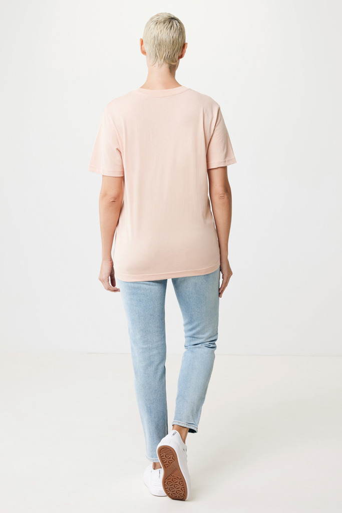 T-shirt Kakadu relaxed fit in cotone riciclato, peach nectar