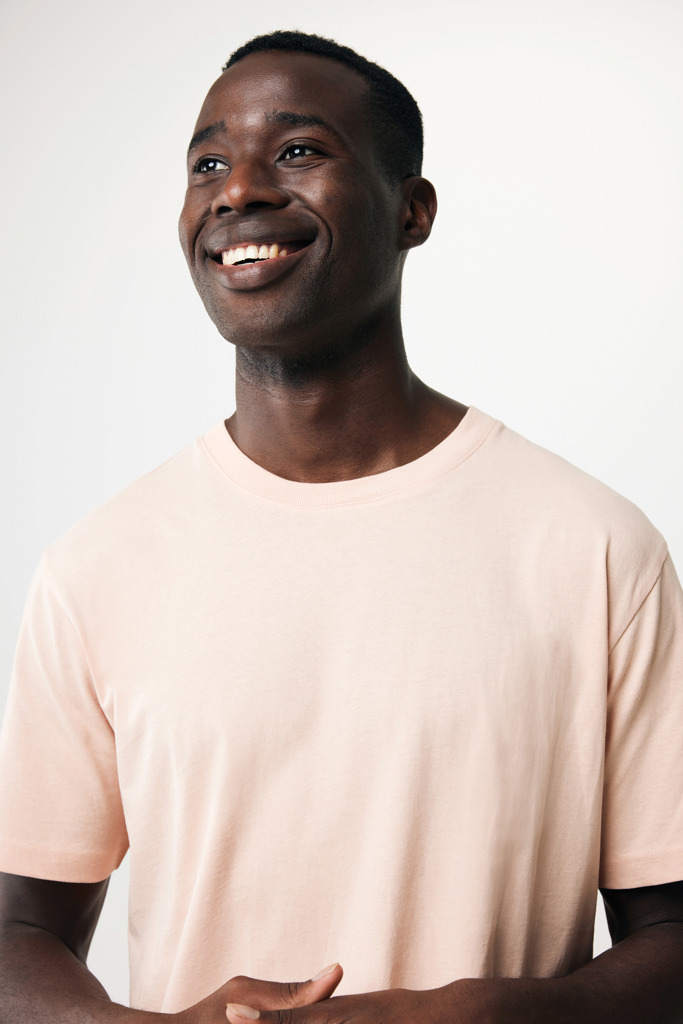 T-shirt Kakadu relaxed fit in cotone riciclato, peach nectar