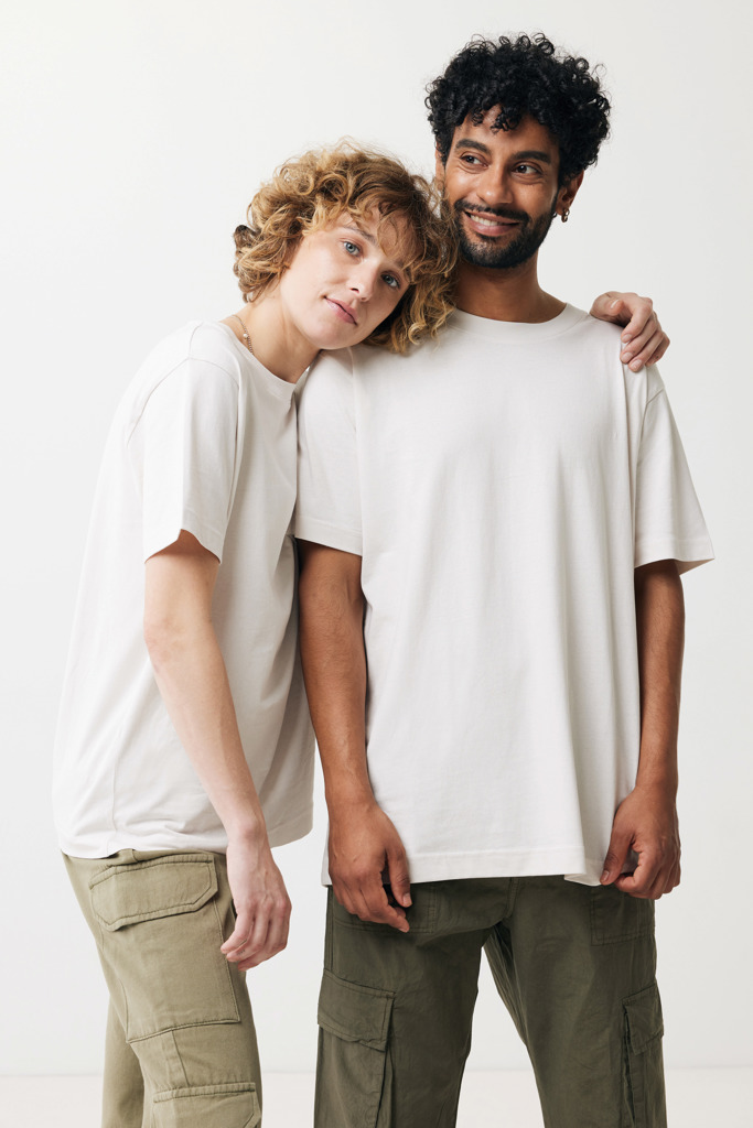 Kakadu relaxed recycled cotton t-shirt, ivory white