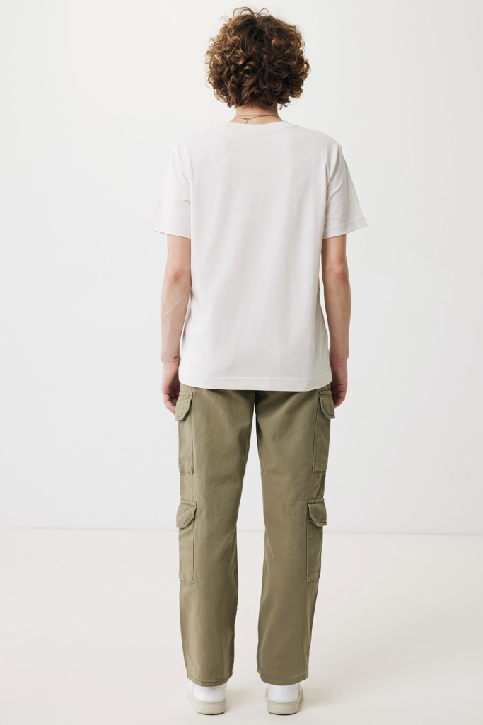 Kakadu relaxed recycled cotton t-shirt, ivory white