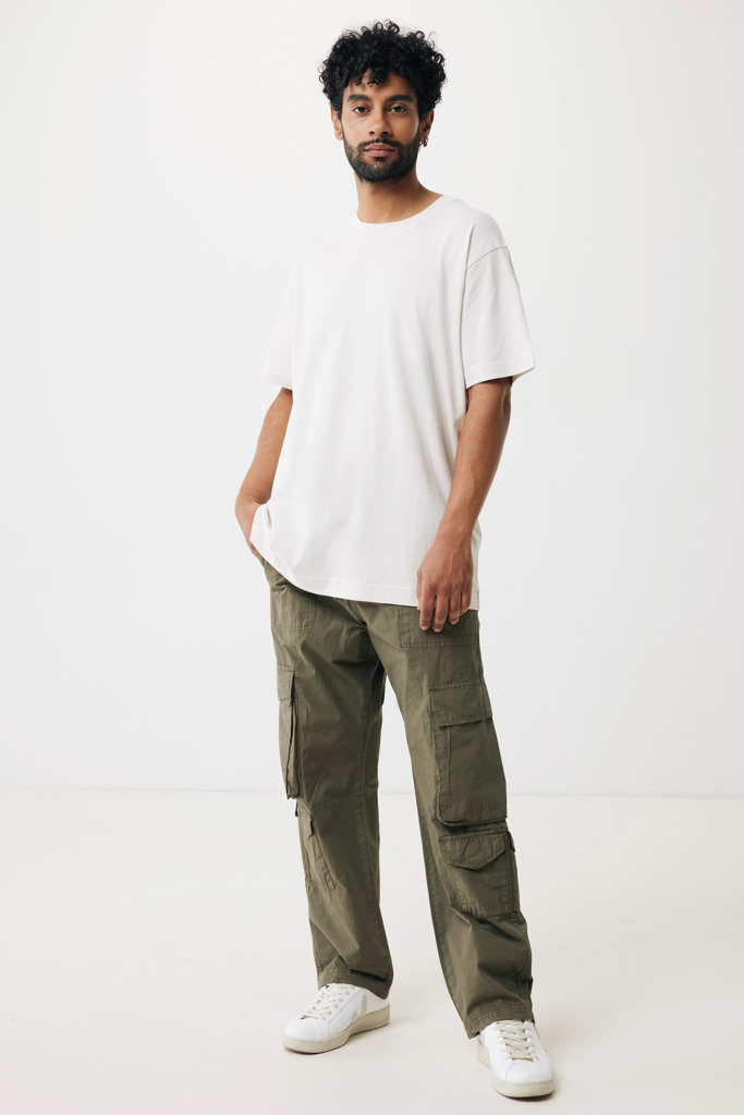 Kakadu relaxed recycled cotton t-shirt, ivory white