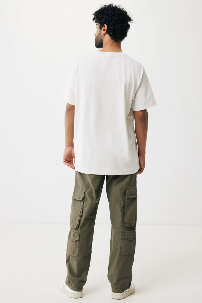 Kakadu relaxed recycled cotton t-shirt, ivory white