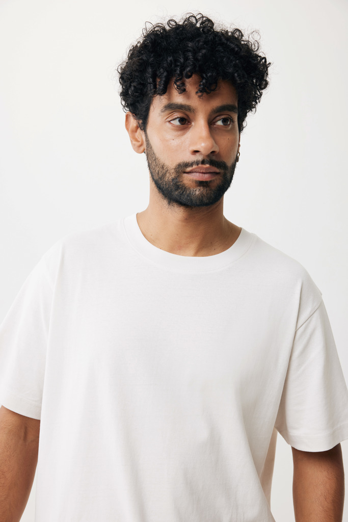 Kakadu relaxed recycled cotton t-shirt, ivory white