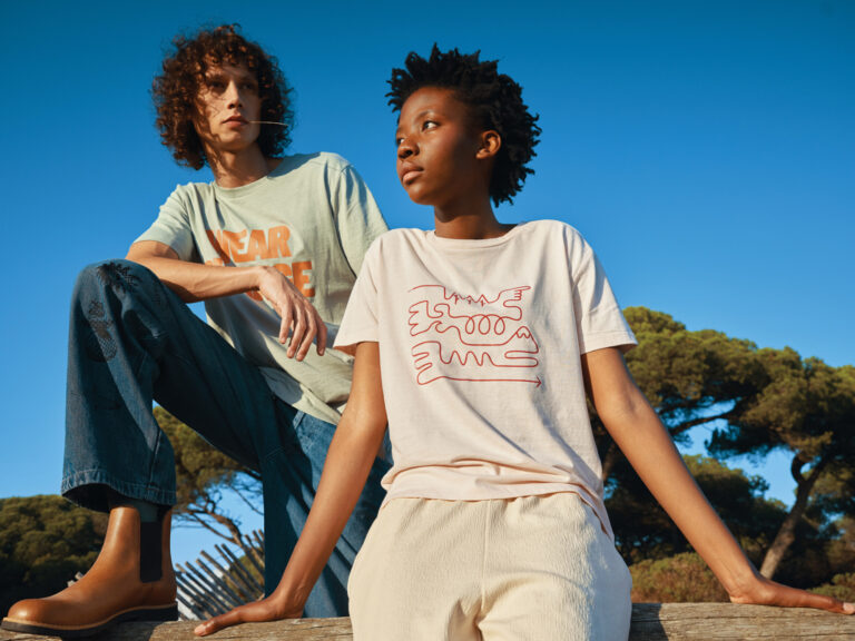 T-shirt léger en coton recyclé Sierra, Iceberg green