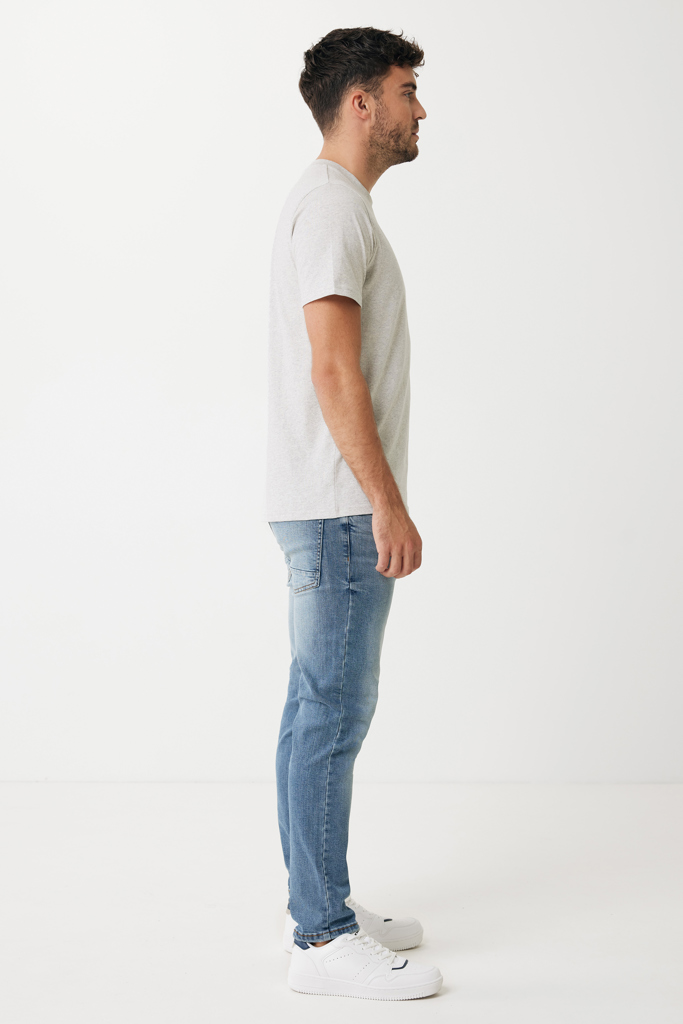 T-shirt leggera Sierra in cotone riciclato, light heather gr